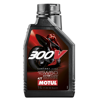 Моторное масло Motul 300 V 4T FL Road Racing SAE 15W-50