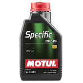 Моторное масло Motul Specific CNG/LPG SAE 5W-40