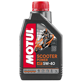 Моторное масло Motul Scooter Power 4T SAE 5W-40